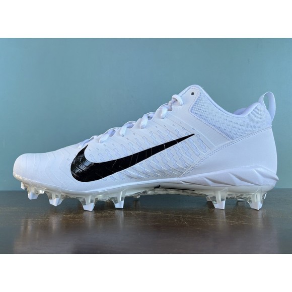 Nike Alpha Menace Pro 2 Low White/Black Football Cleats Men’s Size 15 CV6477-100 - Picture 3 of 11